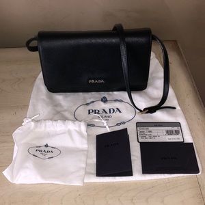 Prada Wallet on chain bag